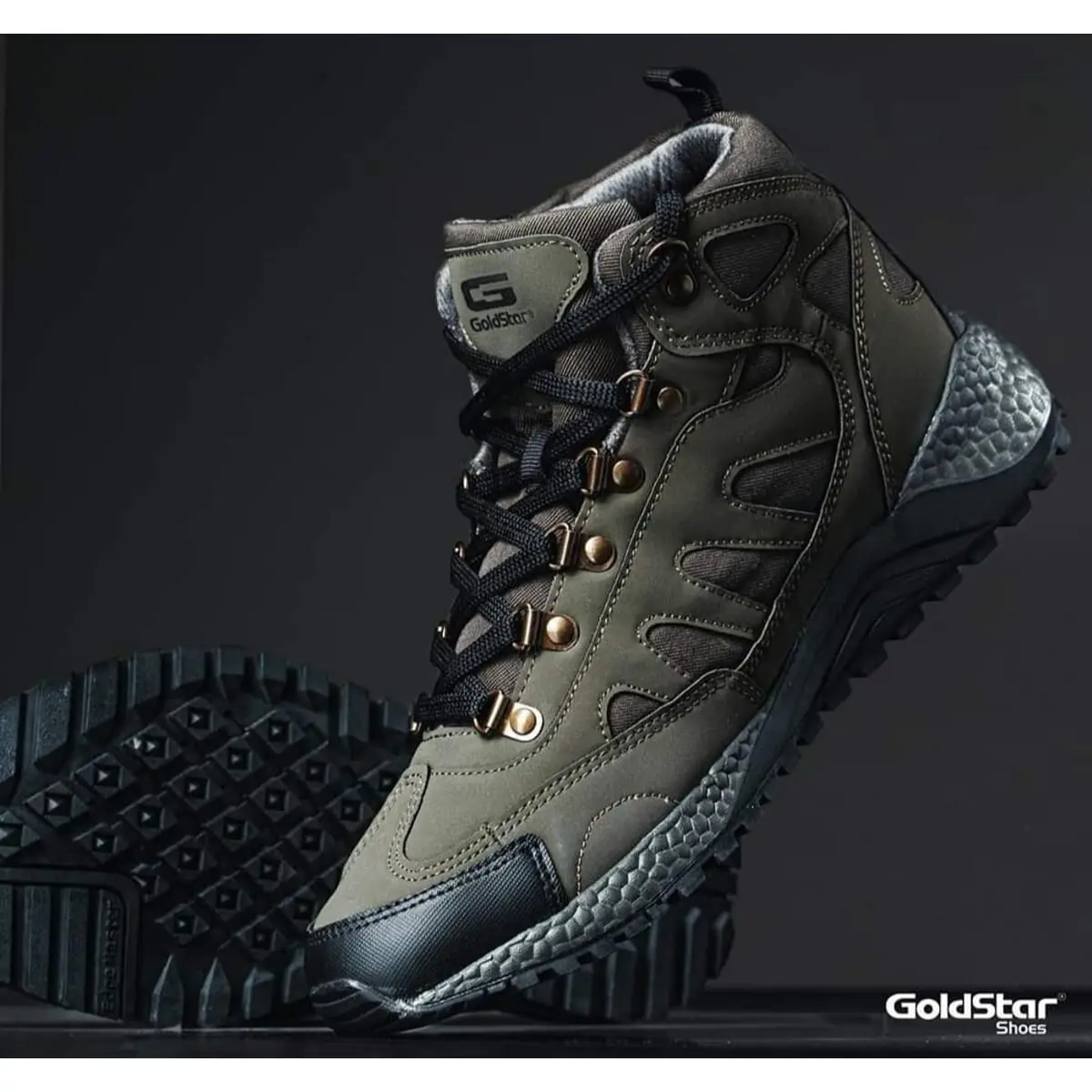 Goldstar Trekking Shoes G-10 401 Olive